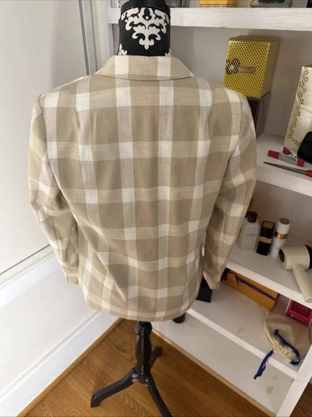 Vintage Pendleton Country Sophisticates Check Blazer Womens 10 Classic Heritage